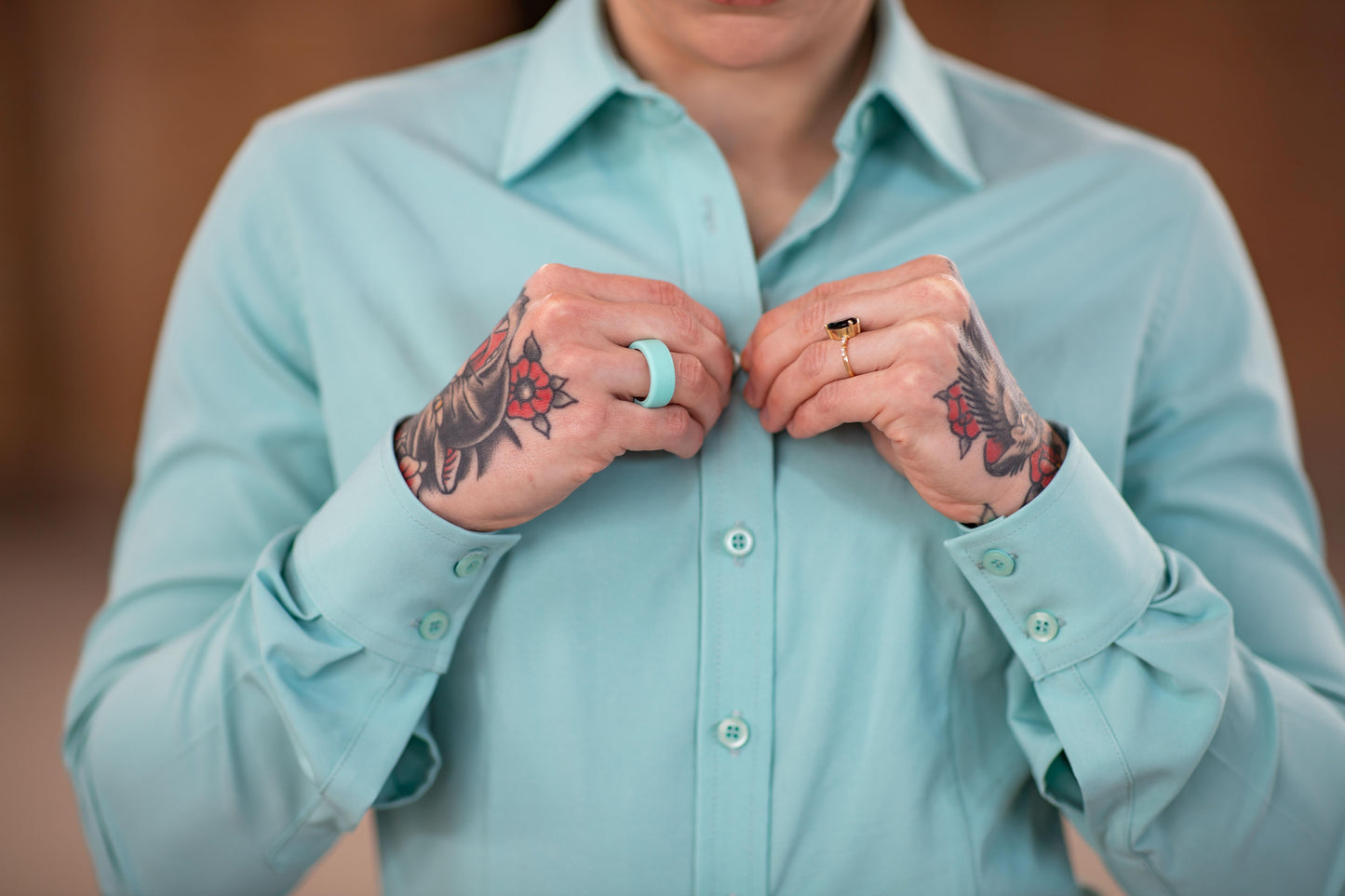 The Foundation Shirt - Aqua