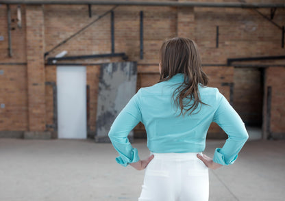 The Foundation Shirt - Aqua